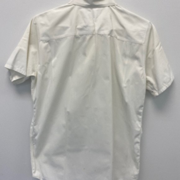 Men's vintage Helmet Lang short sleeve dress shirt with shoulder detail 1998 - Picture 5 of 5